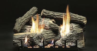 White Mountain Hearth: Super Stacked Wildwood Refractory Log Set - 18"