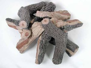 Rasmussen: Bark Split Fire Pit Log Set - 30" (9-Piece)