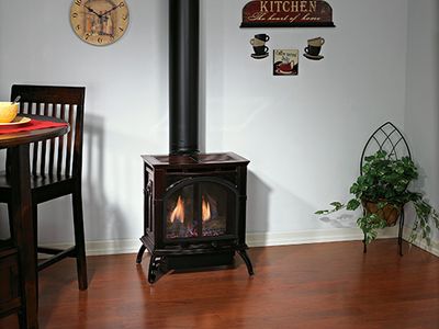 White Mountain Hearth: Small Spirit Stove - Cast Iron (DV IP)