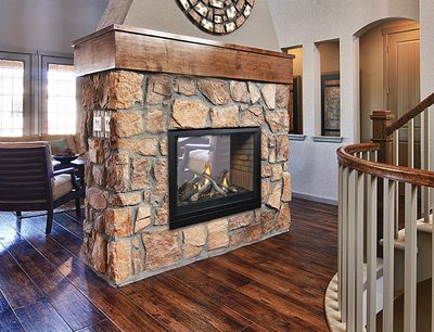 White Mountain Hearth: Tahoe Clean-Face See-Through Fireplace (Millivolt)