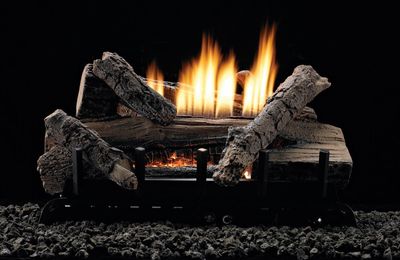 White Mountain Hearth: Whiskey River 18" Log Set with Vent-Free Burner (10K MV) - NG