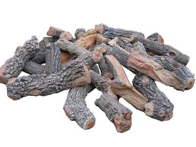Rasmussen: Bark Split Fire Pit Log Set - 48" (15-Piece)