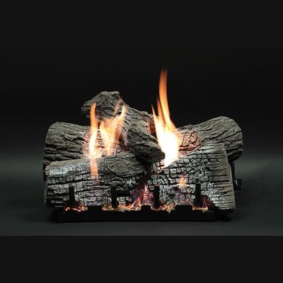 White Mountain Hearth: Stacked Wildwood Refractory Log Set - 18"
