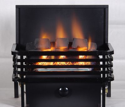 Rasmussen: Large Moderne-Style ChillBuster CoalFire Basket Heater (All Steel)