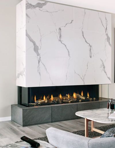Regency: 72-Inch San Francisco Bay 3-Sided/Corner Fireplace (Power Vent)
