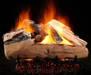 Hargrove: 15" Western Pine Fresh Cut Log Set