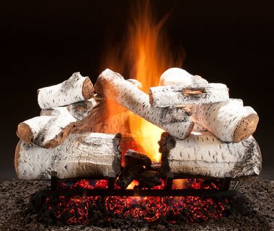 Hargrove: 24" Aspen Timber See-Thru Log Set