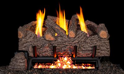 RH Peterson: G10 Series Vent-Free Gnarled Oak Logs - 24"