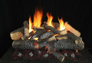 Hargrove: 21" Kodiak Timbers Double Stack Log Set