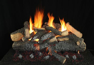 Hargrove: 21" Kodiak Timbers Double Stack Log Set