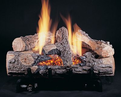 Rasmussen: 18" Chillbuster Evening Embers Log Set