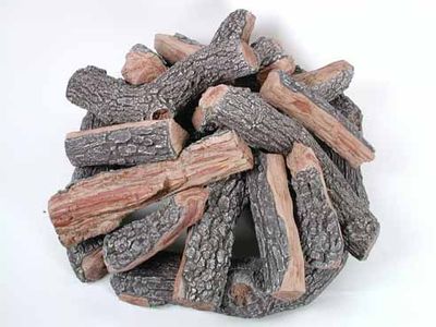 Rasmussen: Bark Split Fire Pit Log Set - 30" (19-Piece)