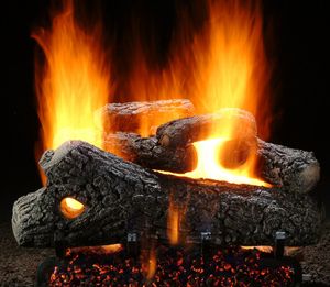 Hargrove: 15" Classic Oak Fresh Cut Log Set
