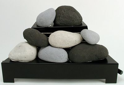 Rasmussen: 18" FireStones Set - Black/White/Light Gray