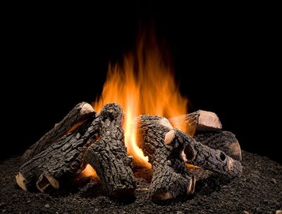 Hargrove: Grand Oak Series Wilderness Oak 30" Outdoor Firepit Log Set (8-piece)