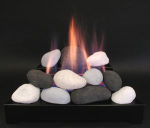 Rasmussen: 24" FireStones Set - Black/White/Light Gray