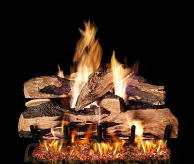 RH Peterson: Split Oak Designer Plus Flame Enhanced Logs - 20"