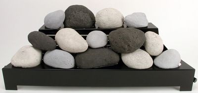 Rasmussen: 30" FireStones Set - Black/White/Light Gray