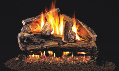 RH Peterson: Rugged Split Oak Logs - 24"