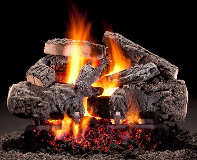 Hargrove: 21" Cross Timbers See-Thru Log Set